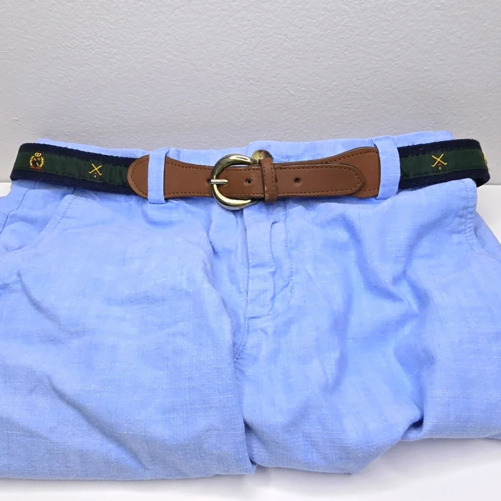 Vintage Ribco USA Boys Golf Theme Belt